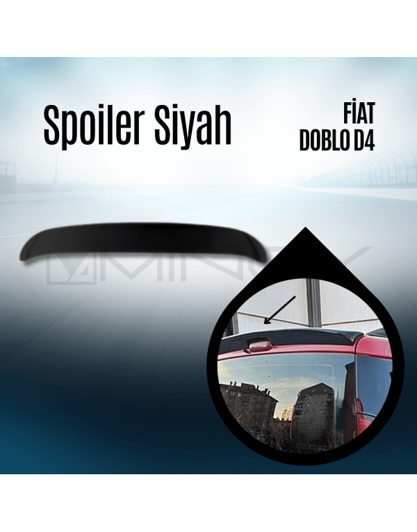 Spoiler Siyah Doblo D4