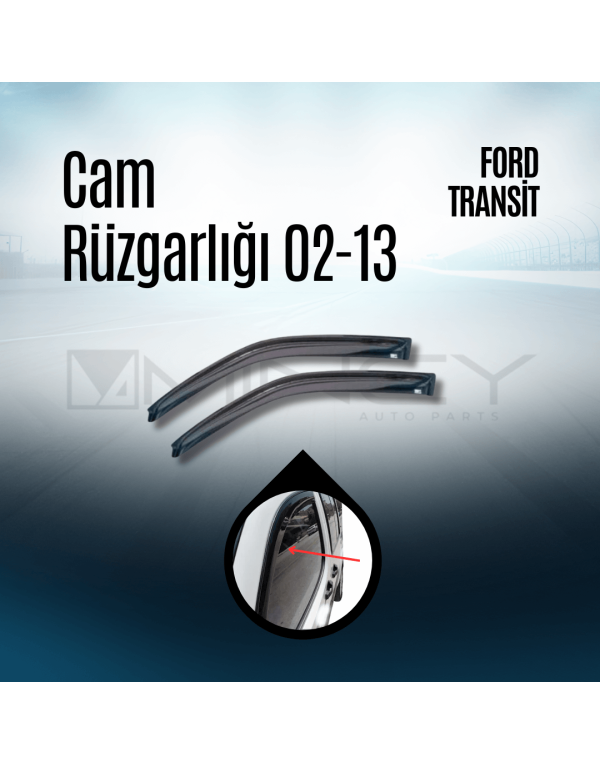 Cam Rüzgarlığı 02-13 Ford Transit
